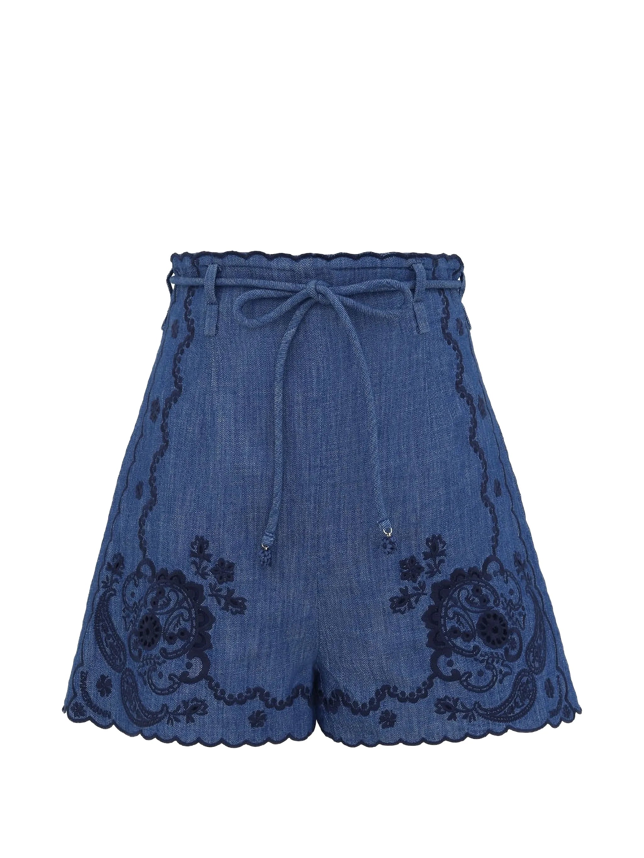 Aster scalloped shorts
