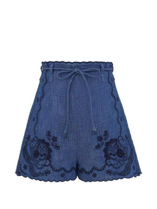 Aster scalloped shorts