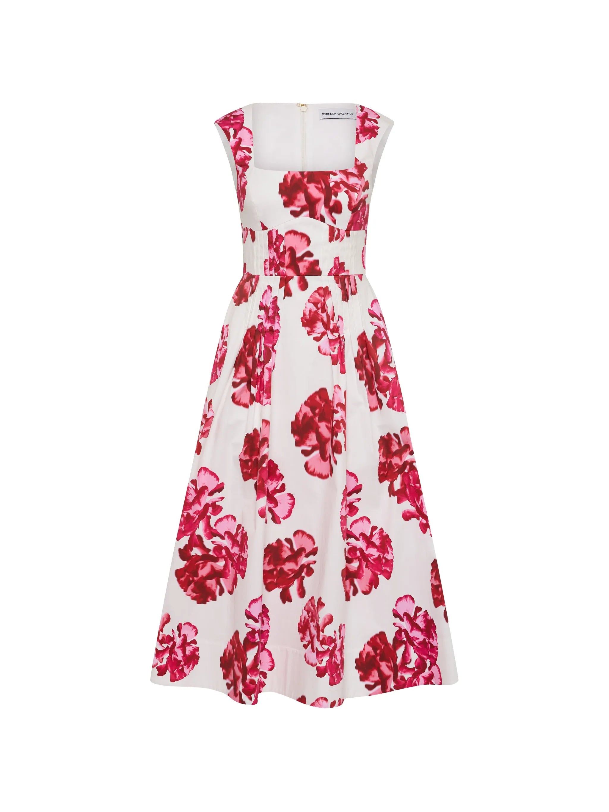 Damask midi dress