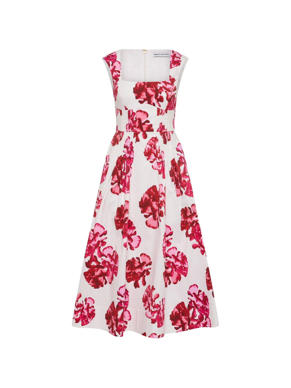 Damask midi dress