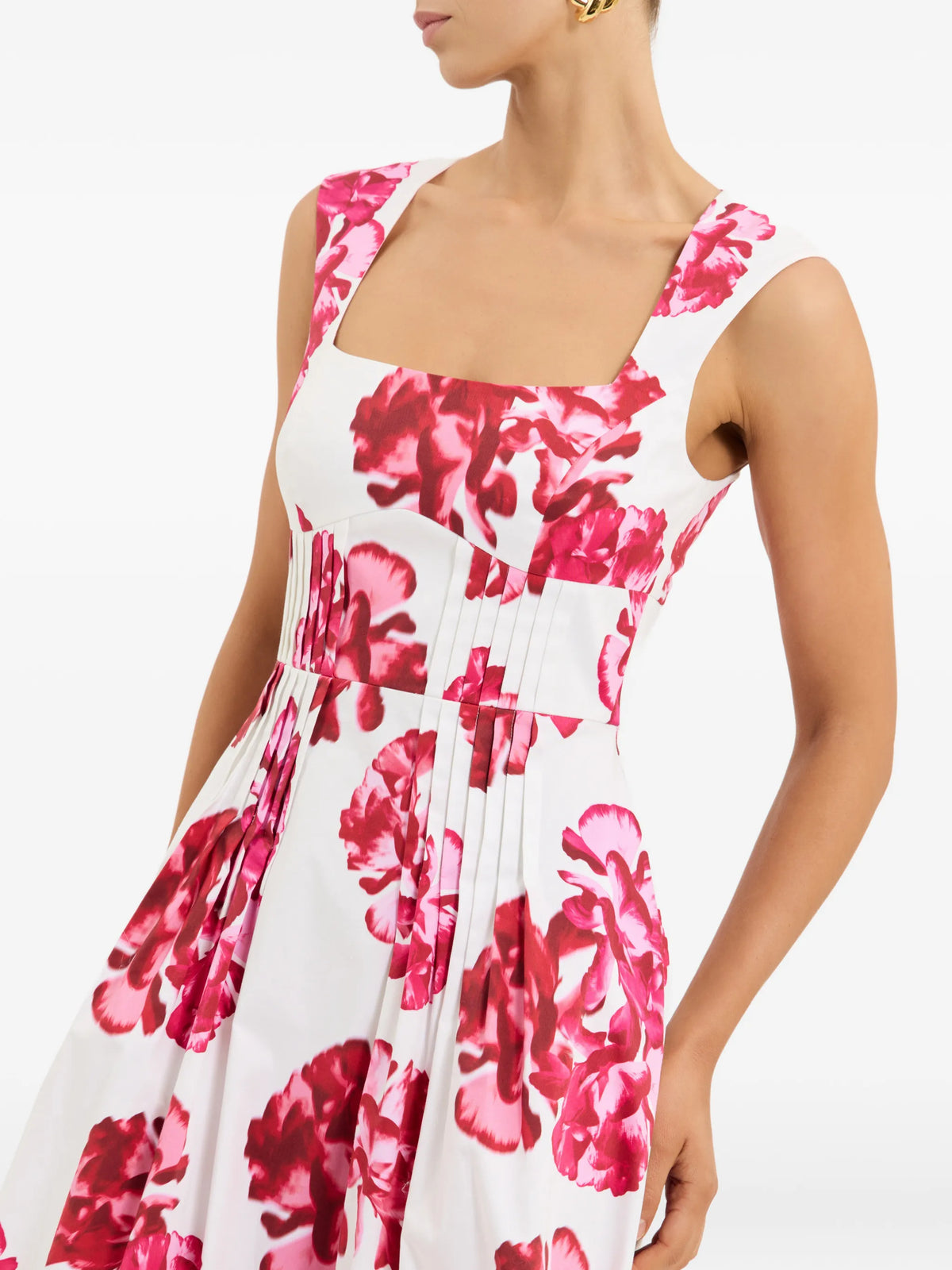 Damask midi dress