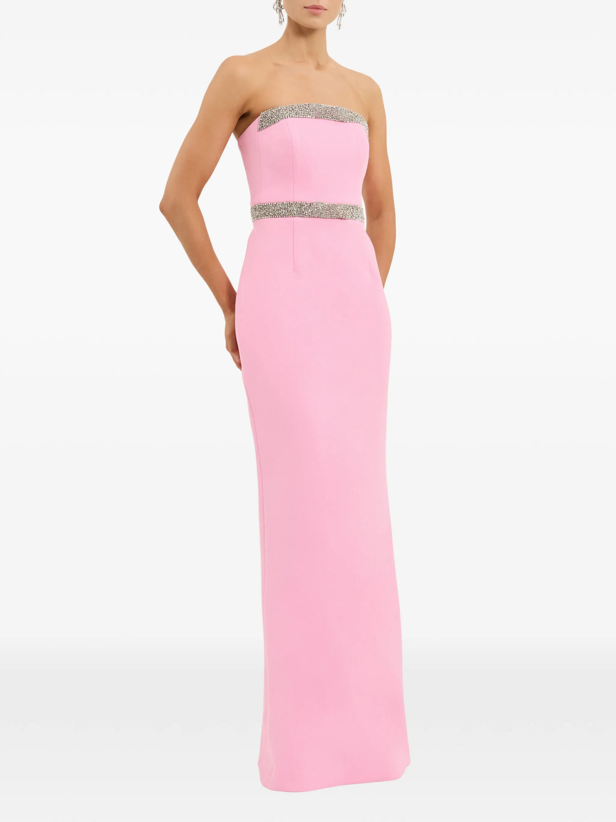 Precious strapless gown