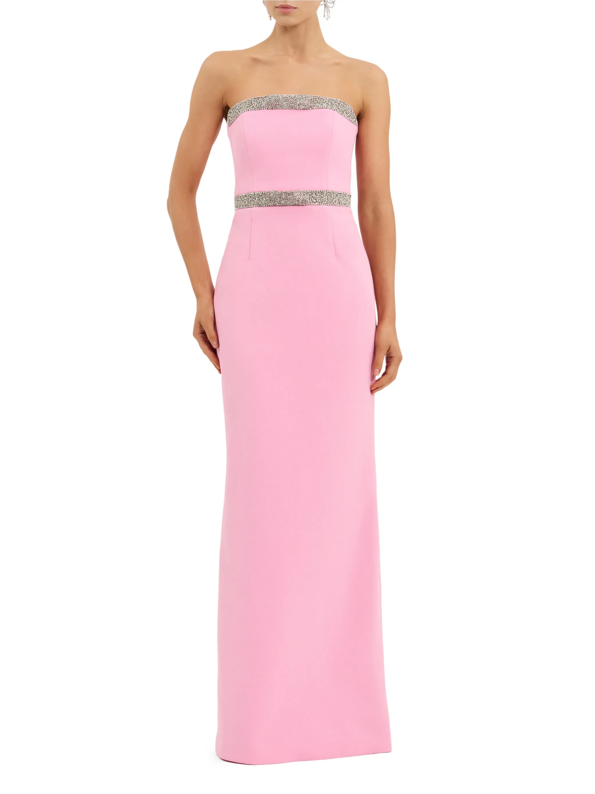 Precious strapless gown
