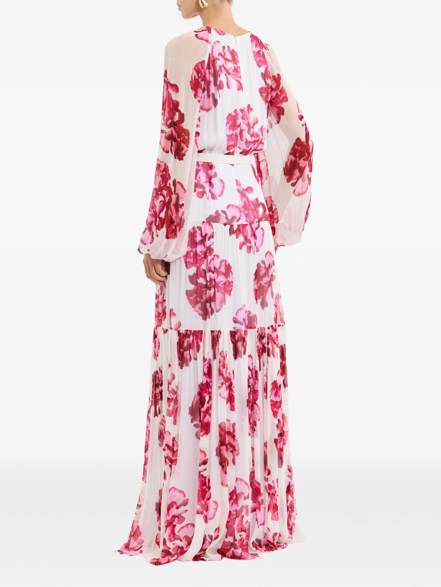 Damask Rose maxi dress