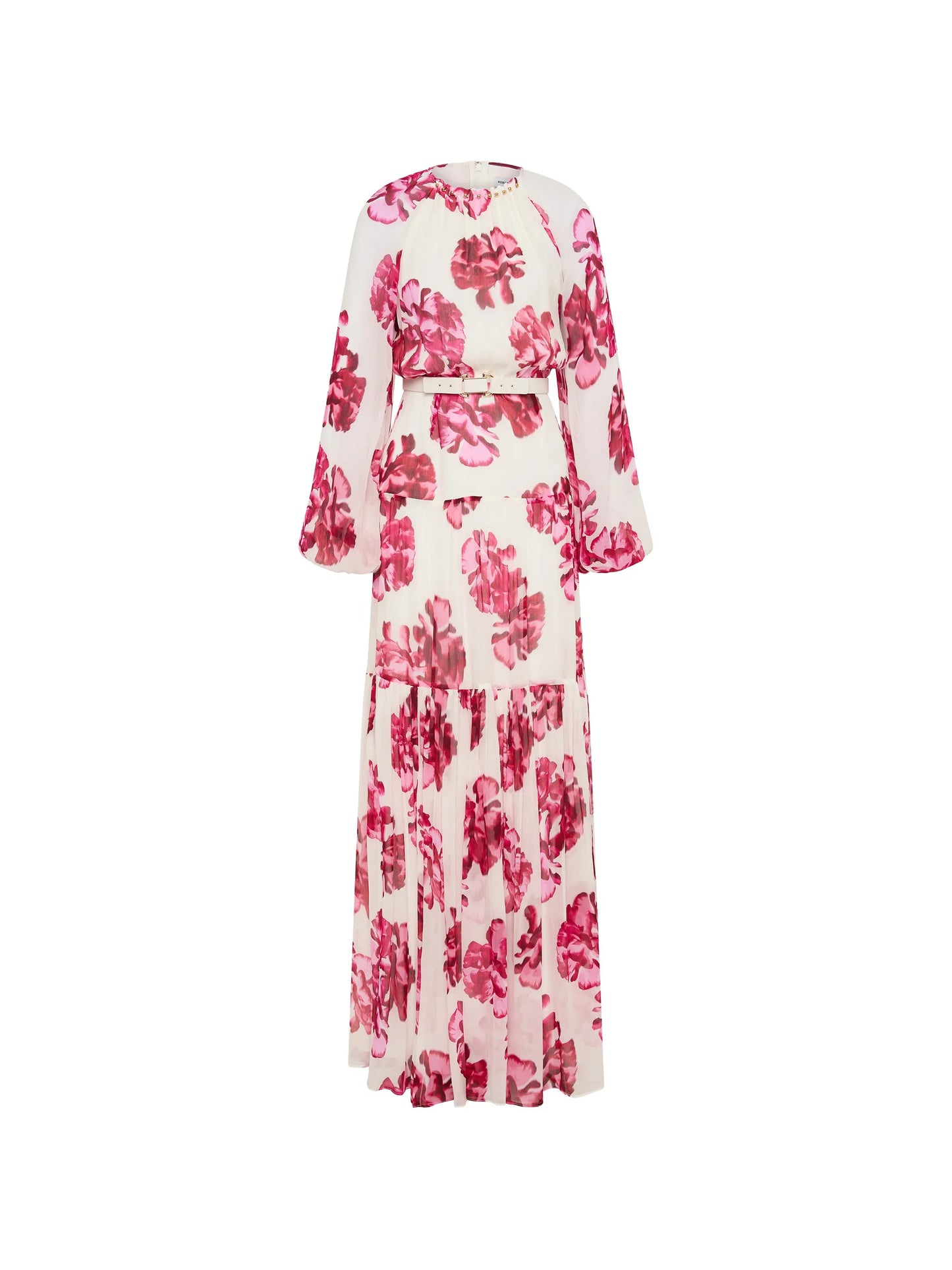 Damask Rose maxi dress