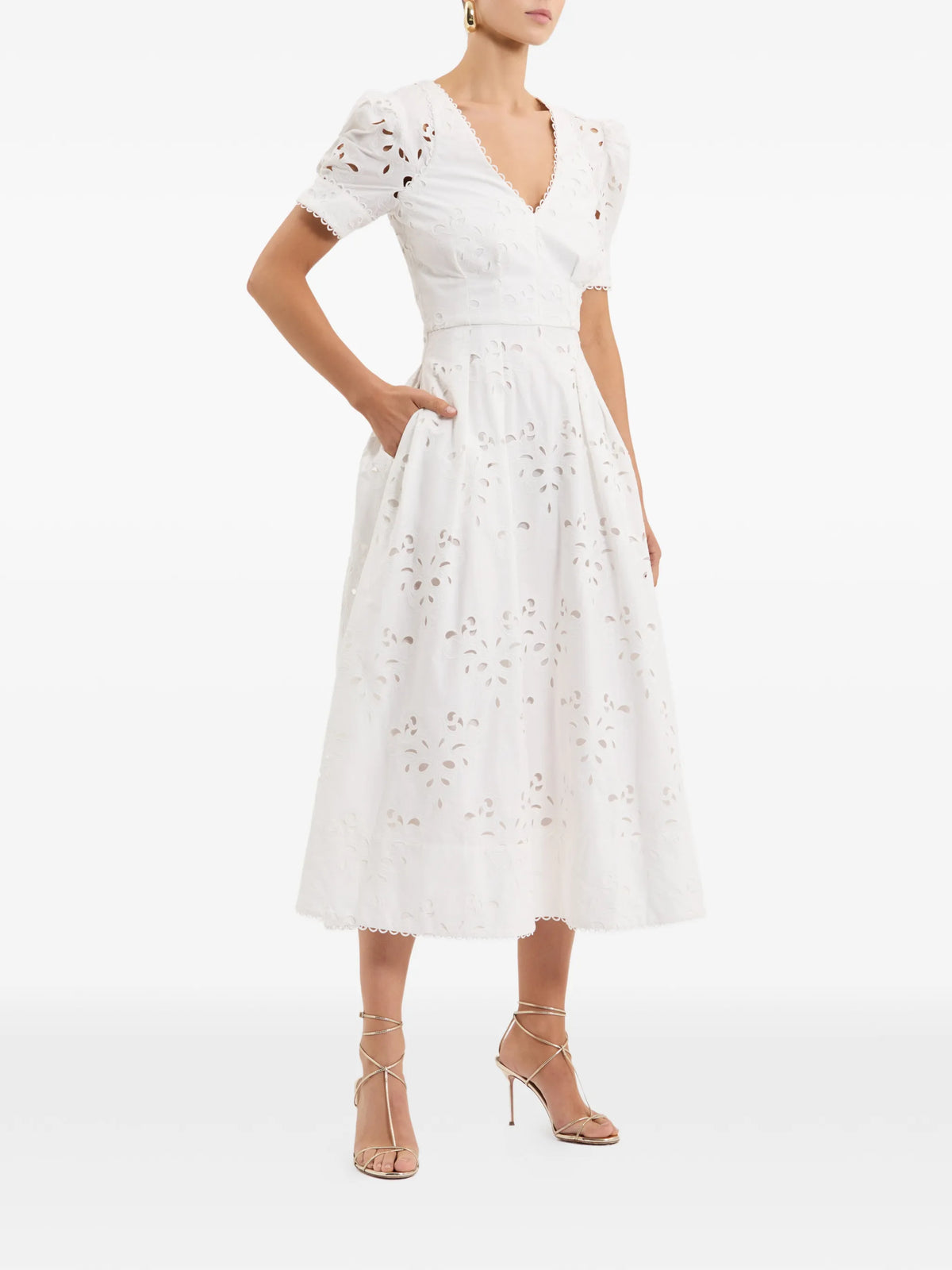 Artesan short sleeve midi dress