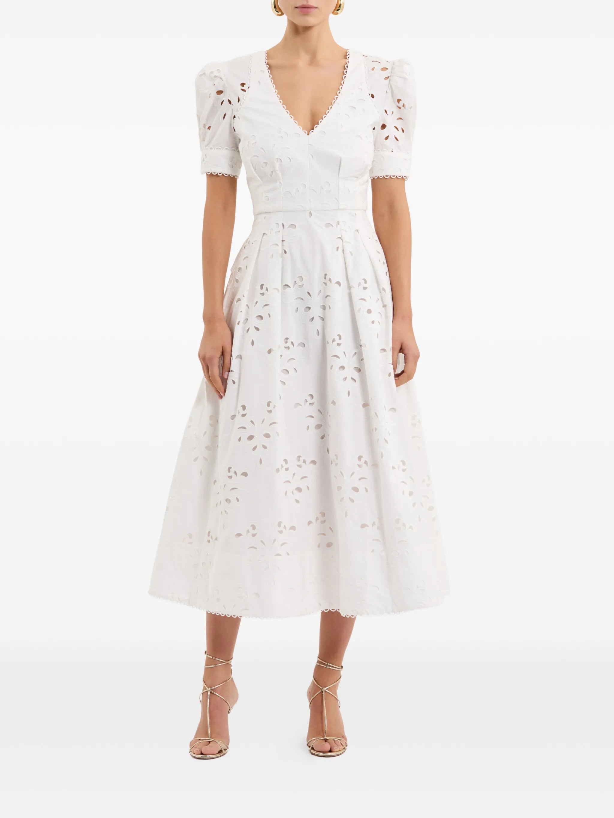 Artesan short sleeve midi dress