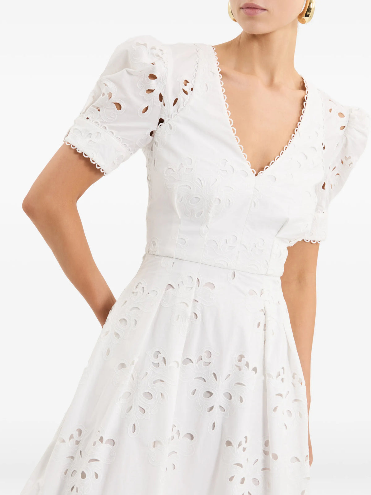 Artesan short sleeve midi dress