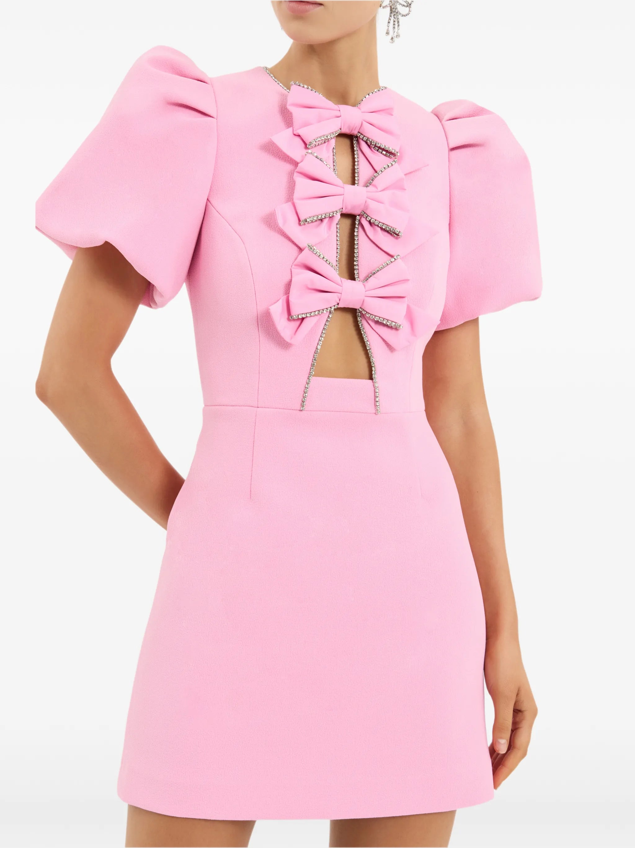 Precious Bow mini dress