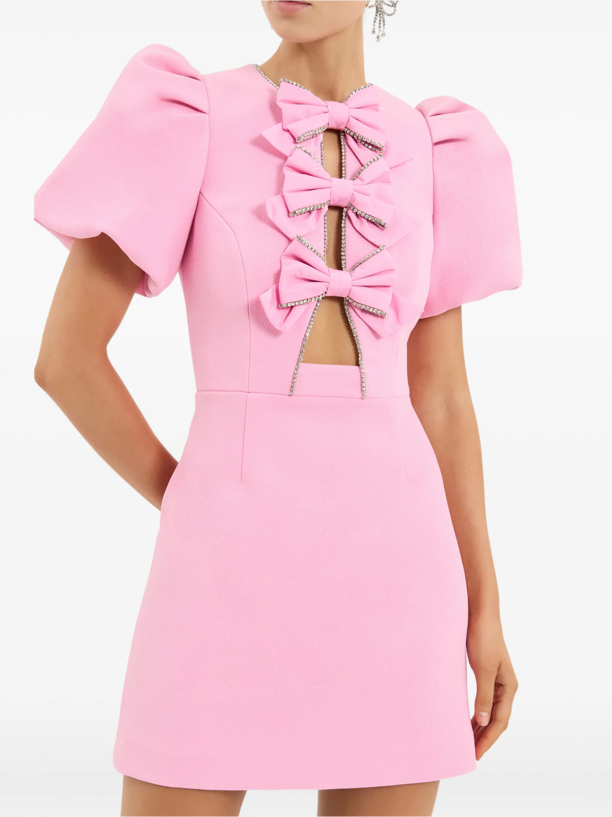 Precious Bow mini dress