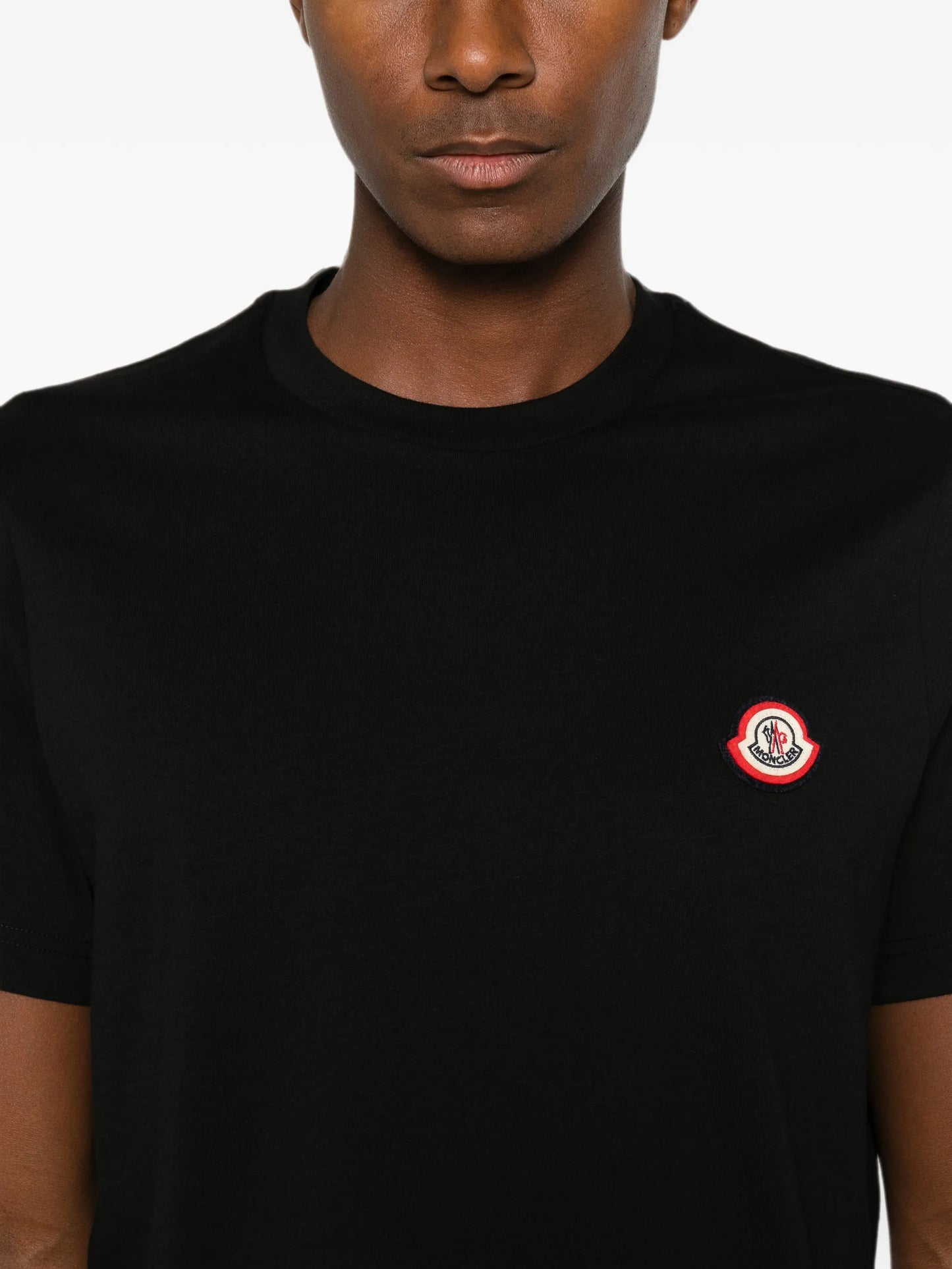 logo-patch crew-neck T-shirt