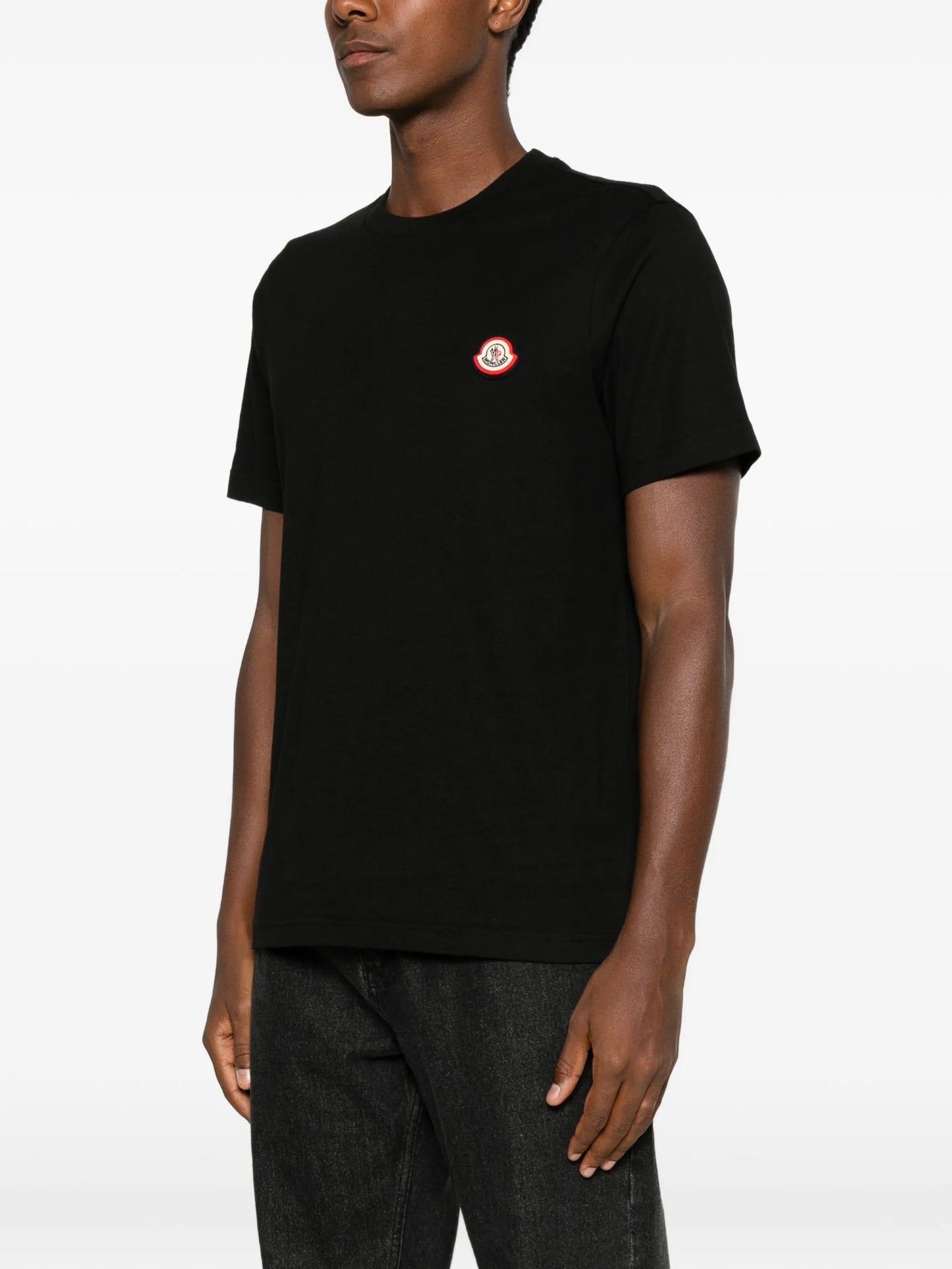 logo-patch crew-neck T-shirt
