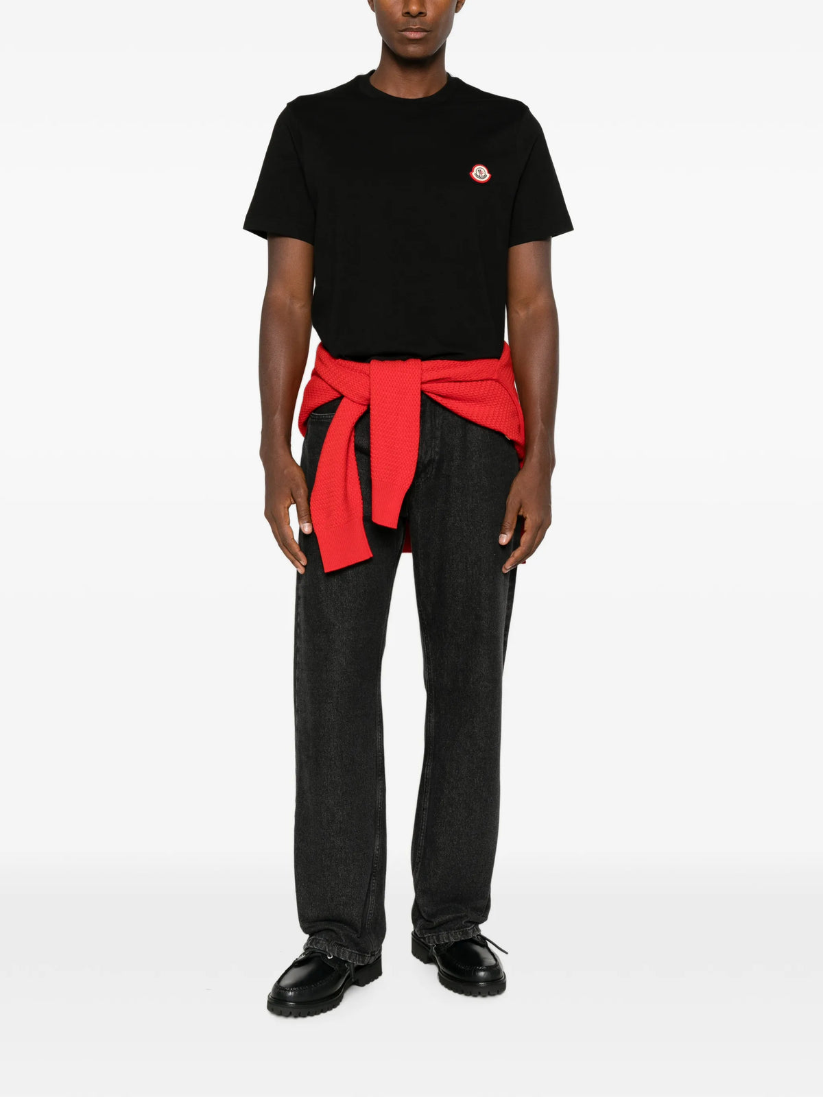 logo-patch crew-neck T-shirt