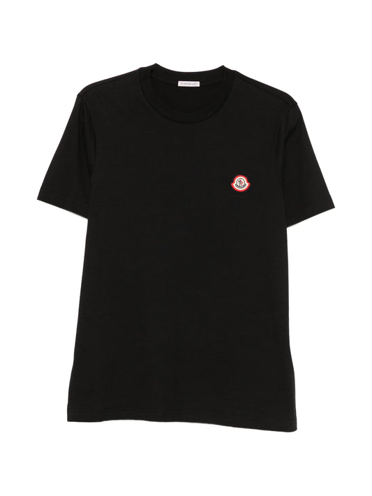 logo-patch crew-neck T-shirt