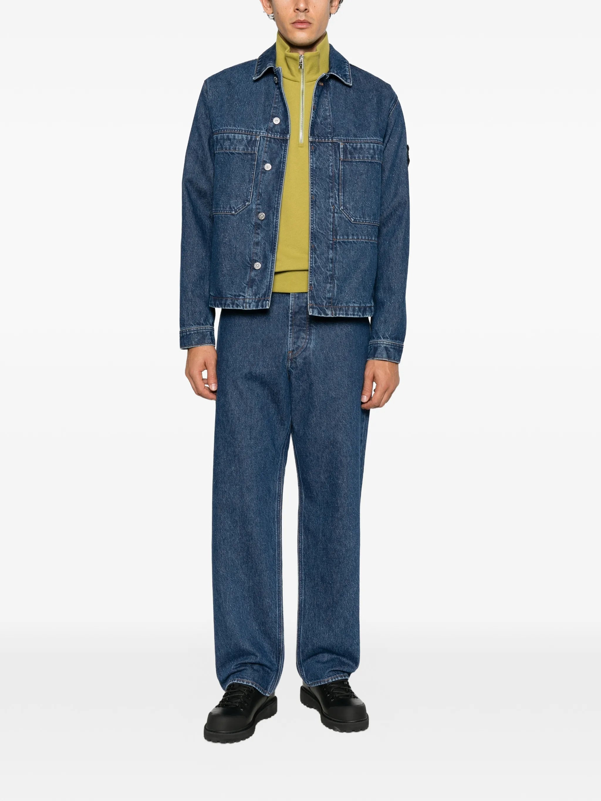 straight-leg jeans