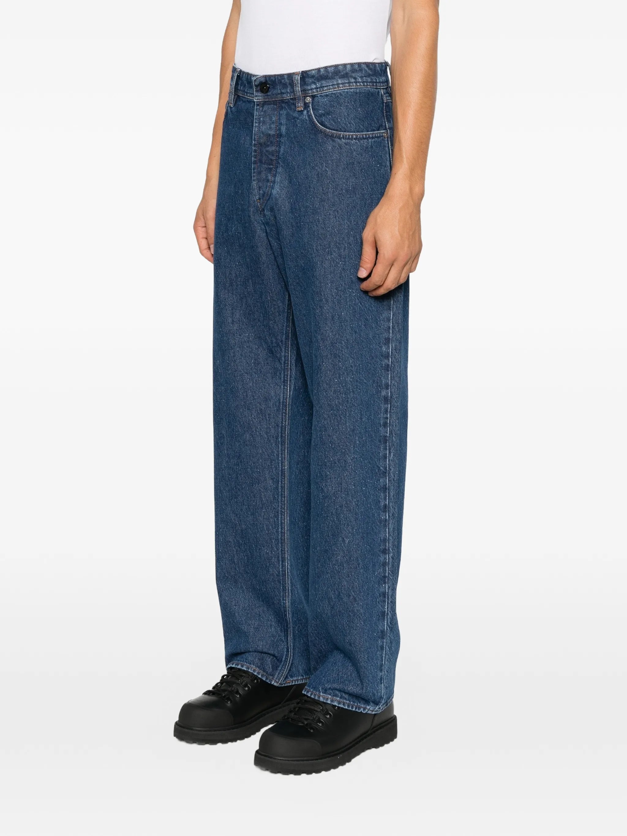 straight-leg jeans