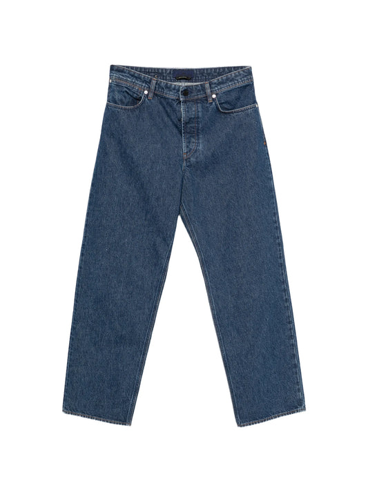 straight-leg jeans