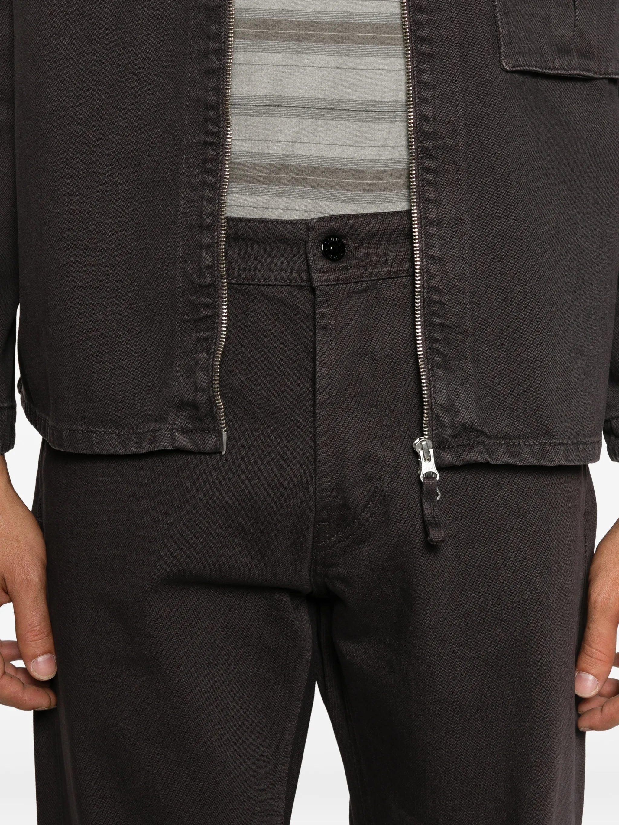 straight-leg jeans