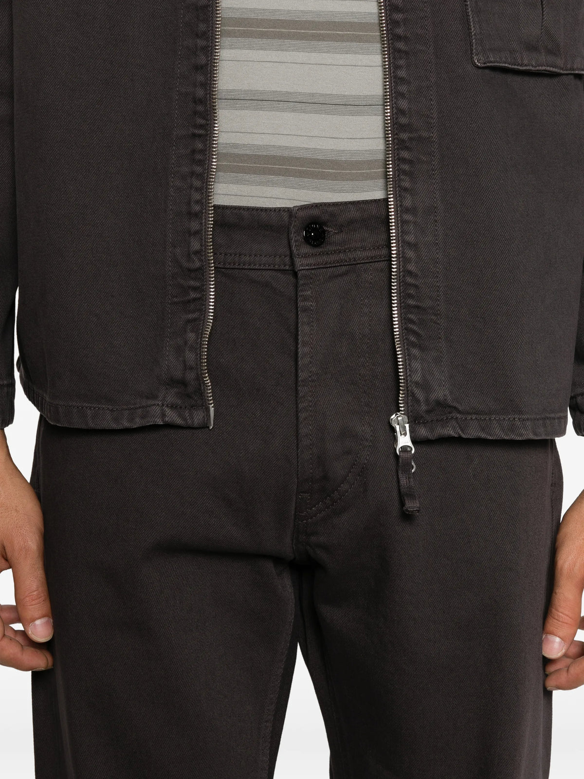 straight-leg jeans