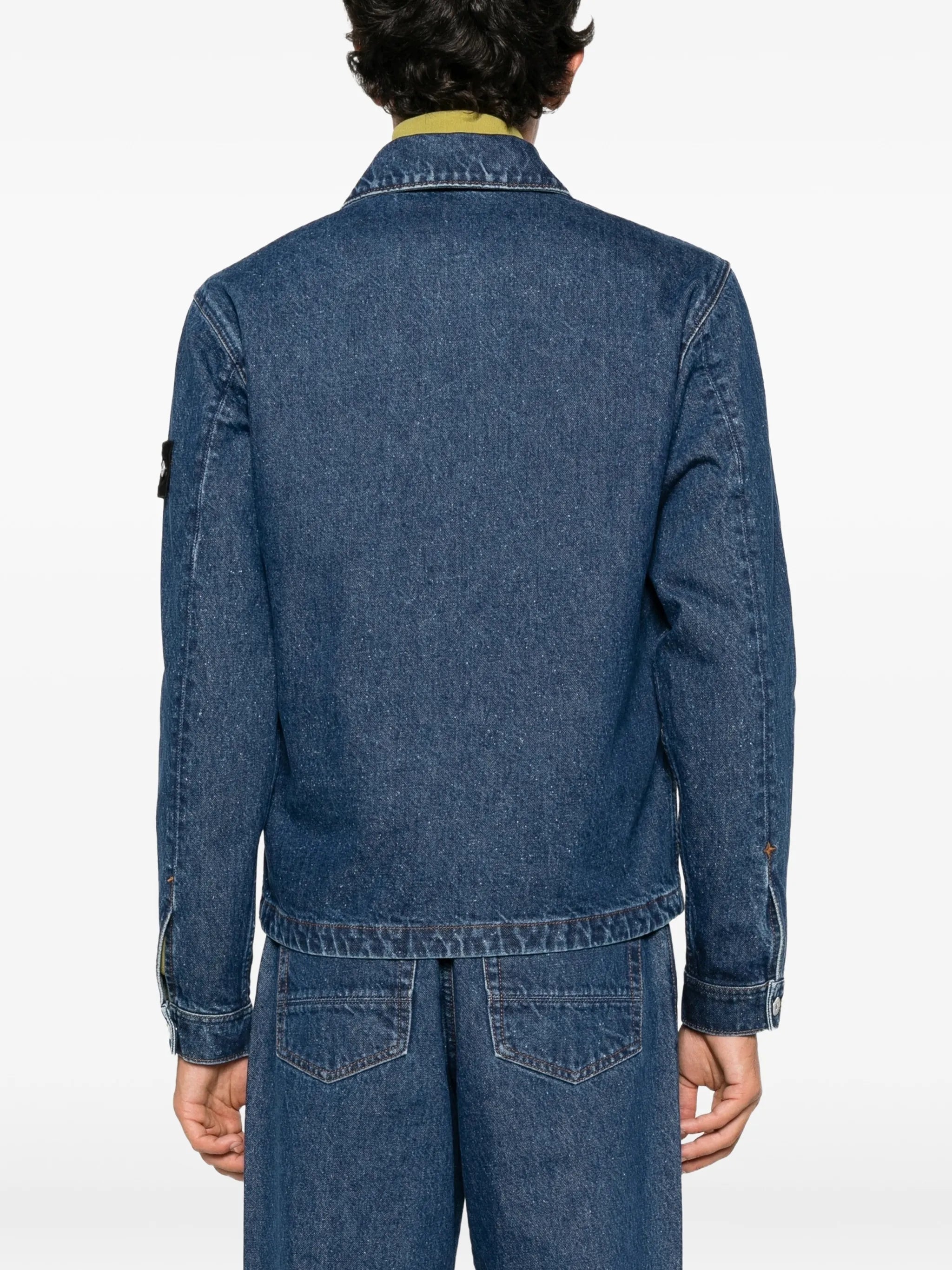 logo-patch denim jacket