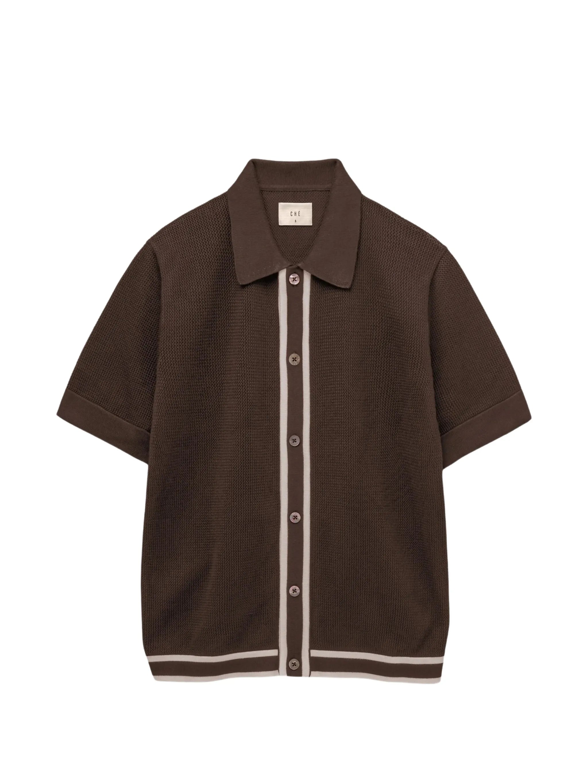 Jorge striped-trim polo shirt