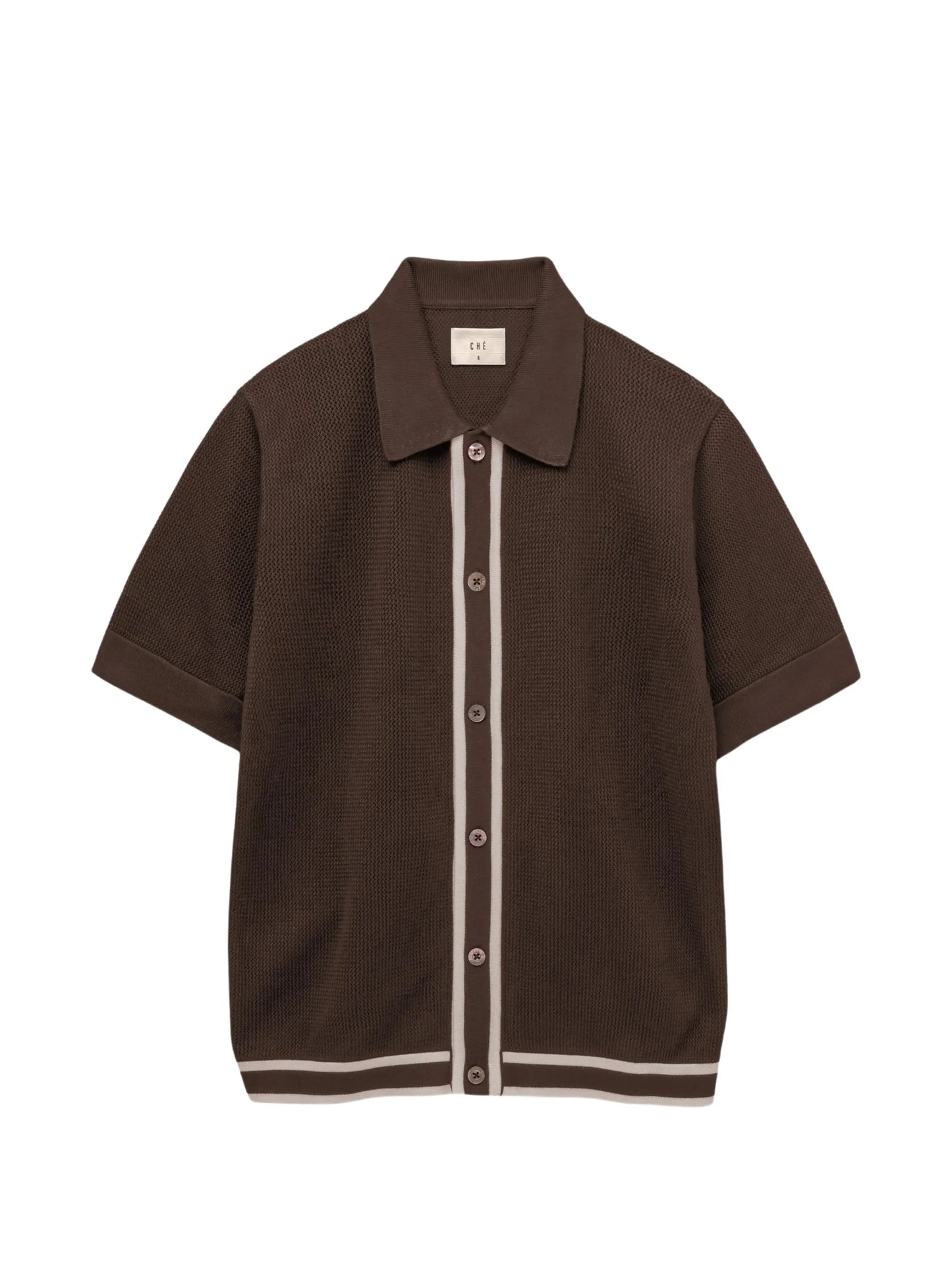Jorge striped-trim polo shirt