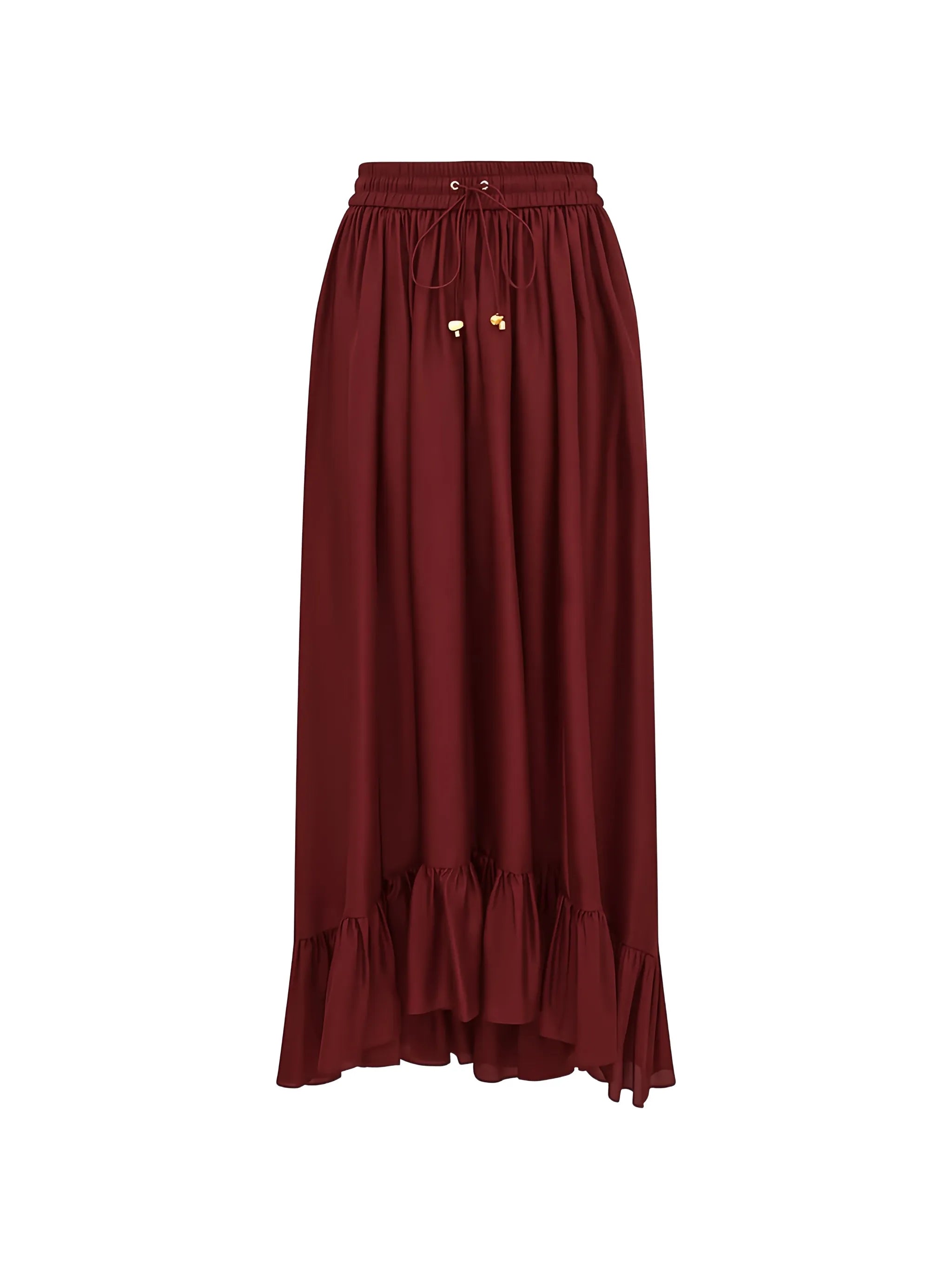 Aster ruffled maxi skirt