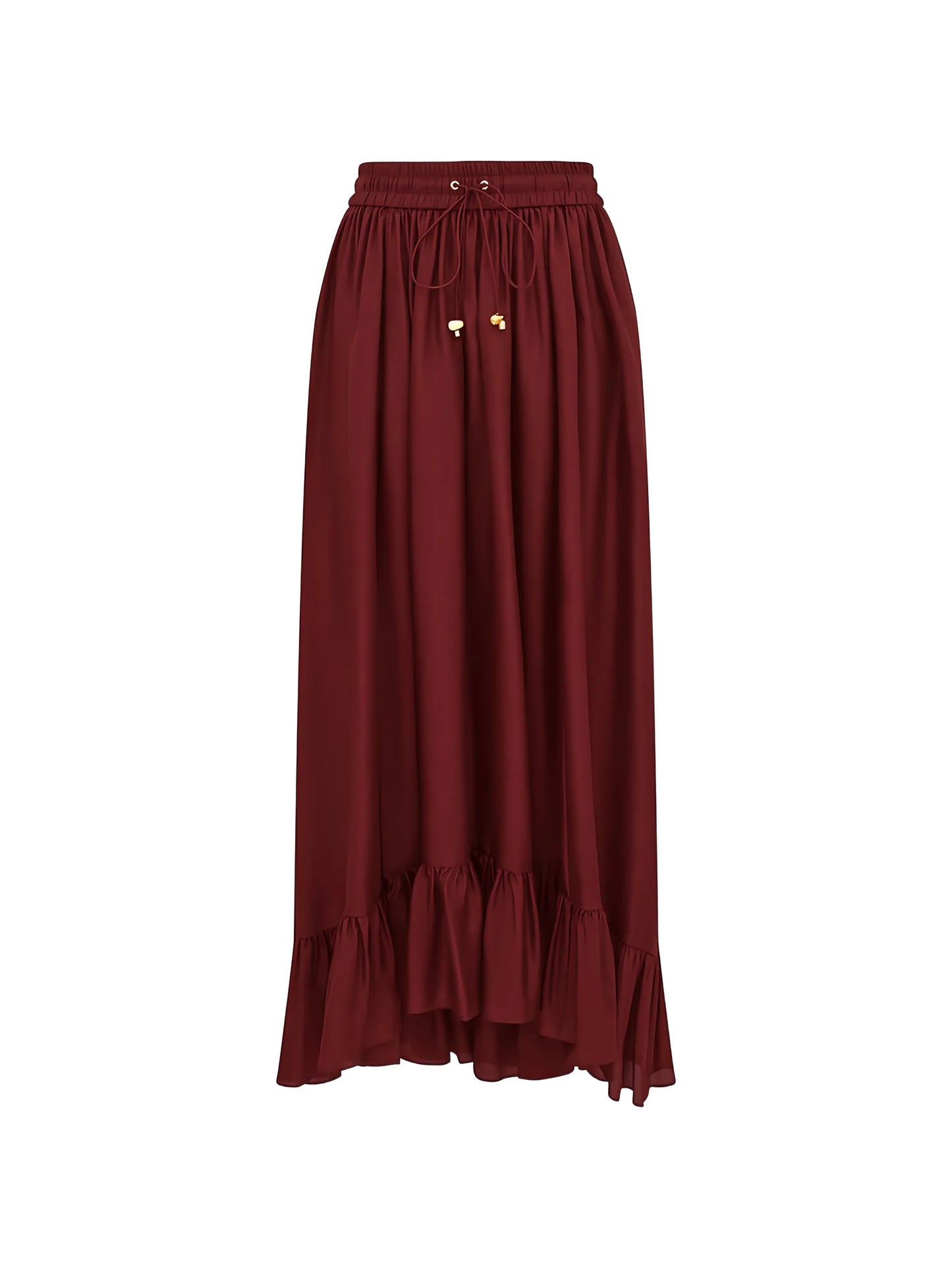Aster ruffled maxi skirt