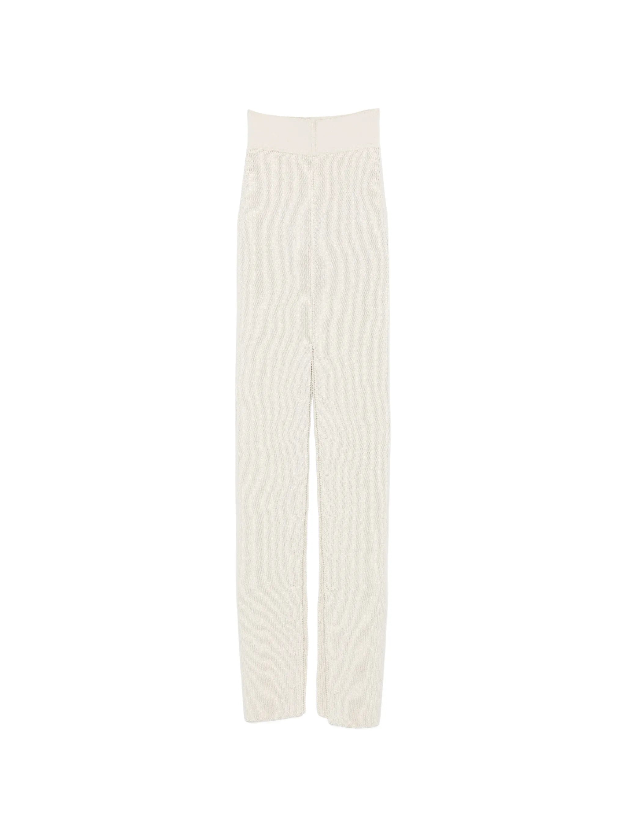 ribbed-knit maxi skirt
