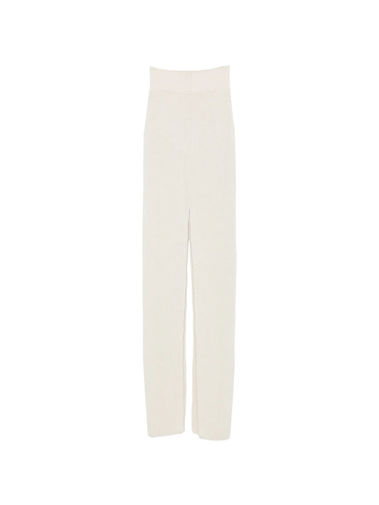 ribbed-knit maxi skirt