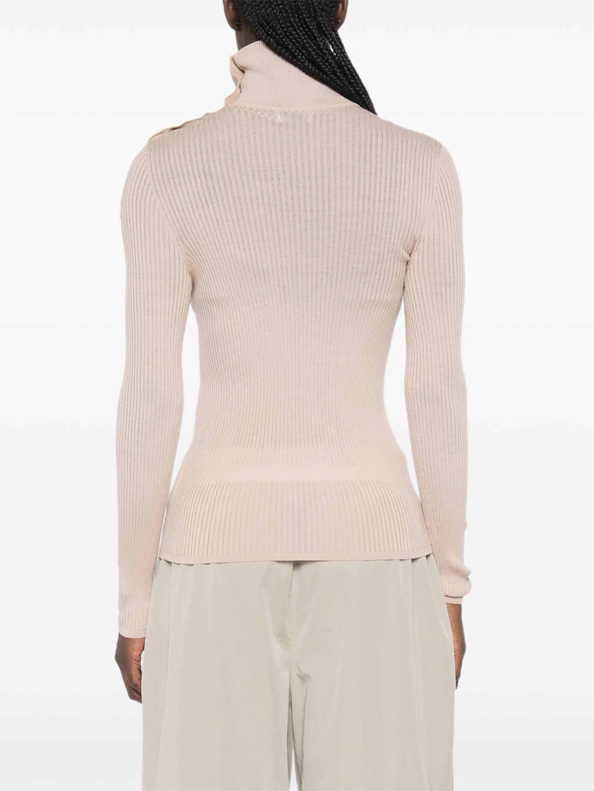 Extrafine textured wool sweater