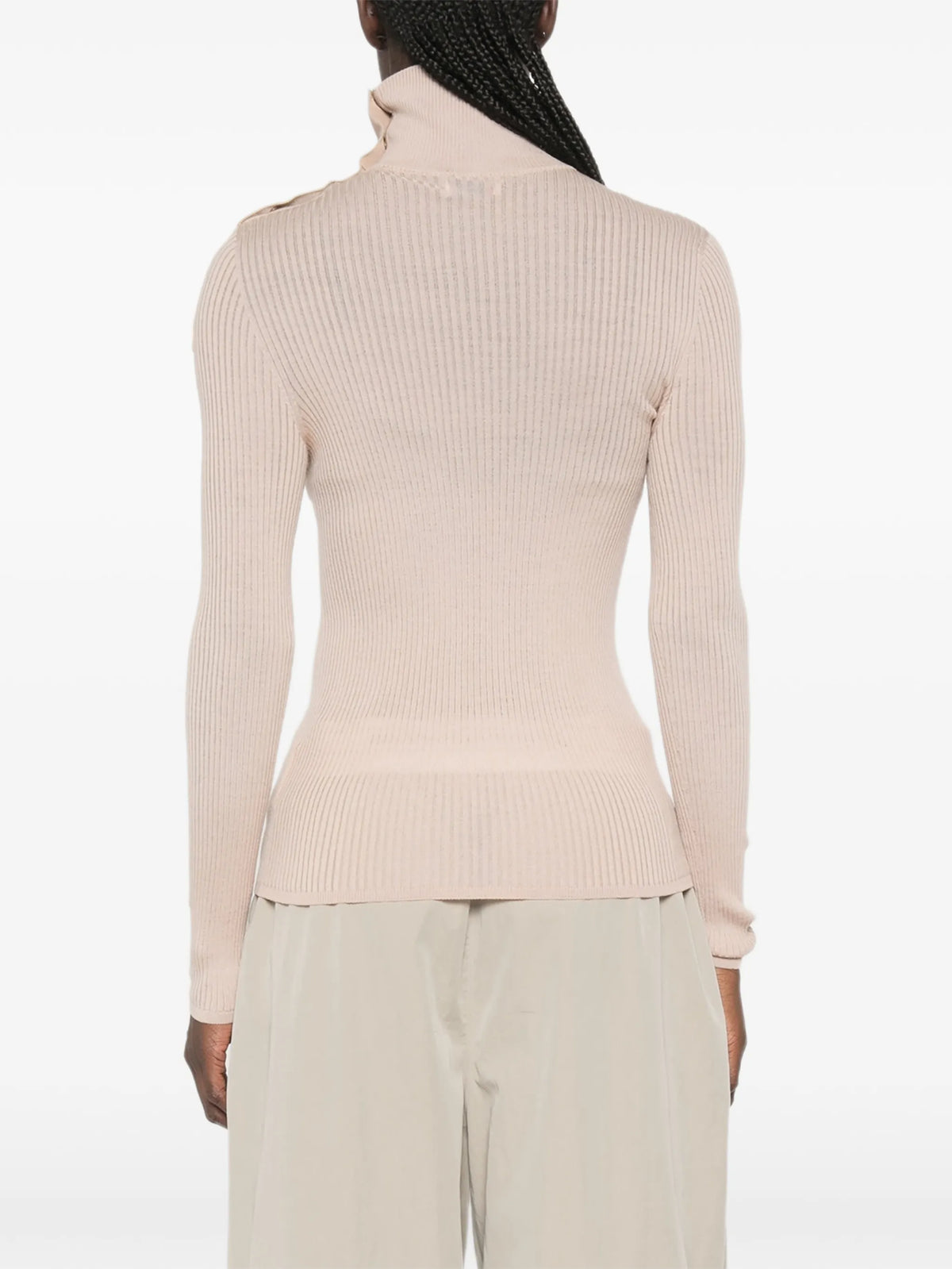 Extrafine textured wool sweater