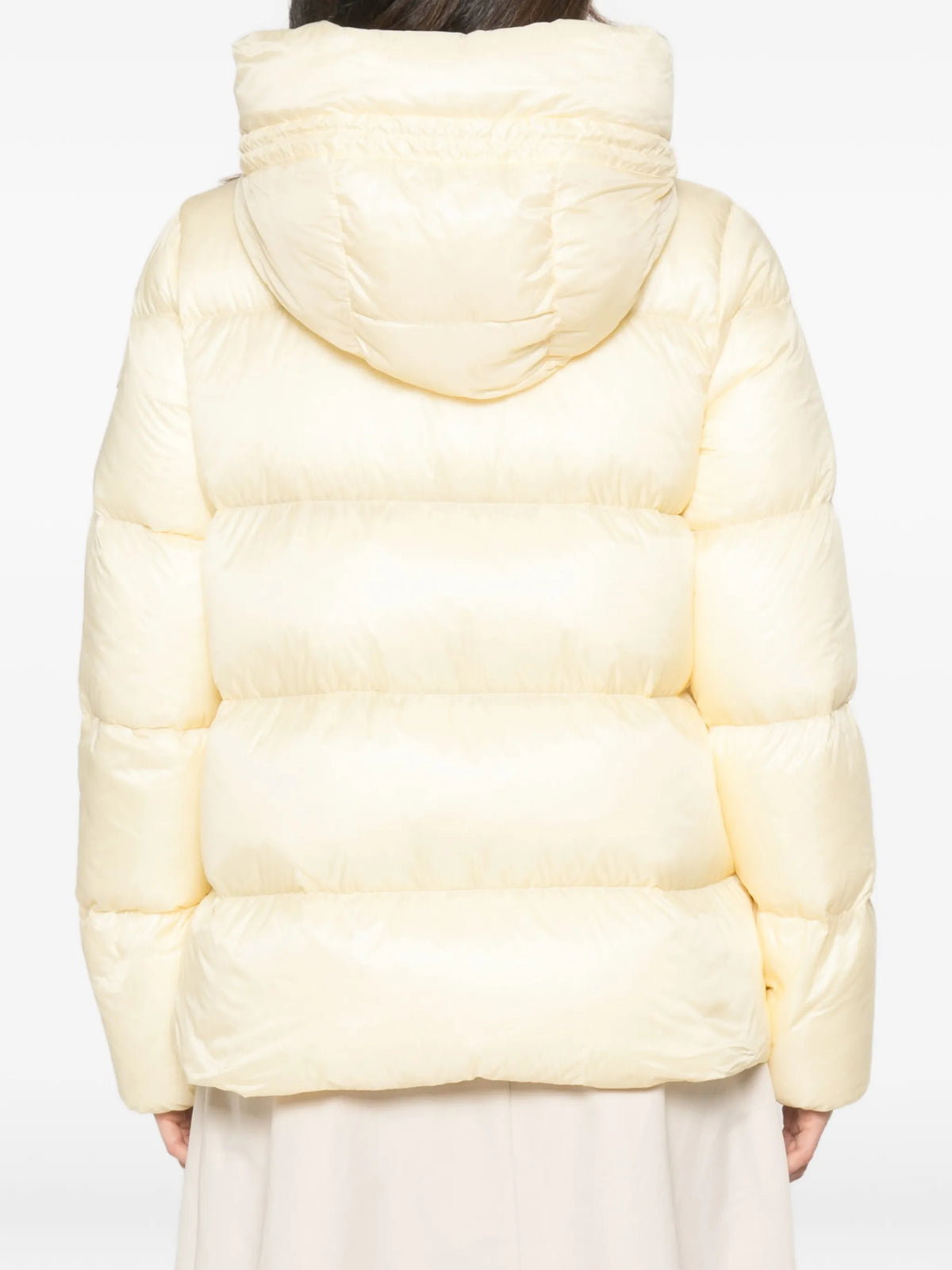 Serittes hooded short down jacket