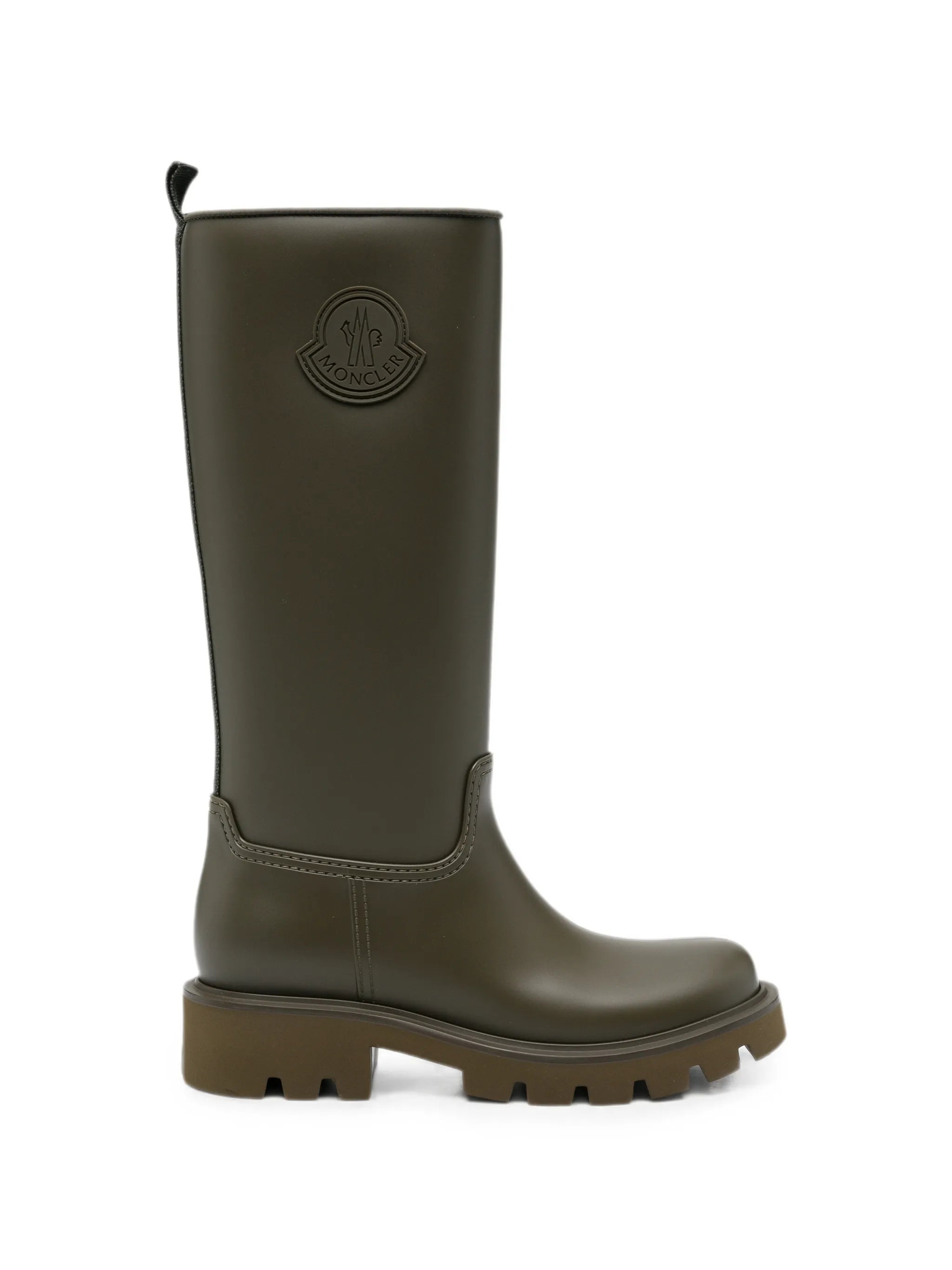 Kickstream logo-patch rain boots