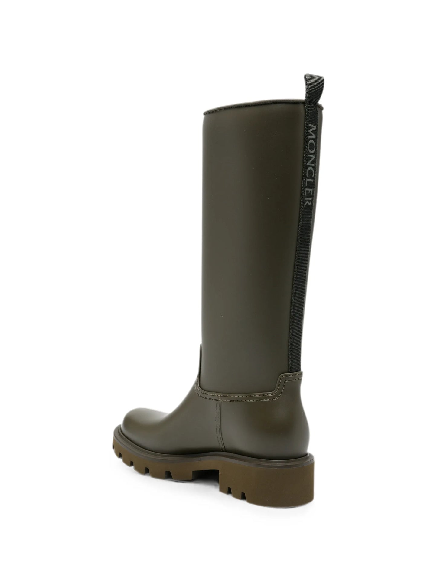 Kickstream logo-patch rain boots