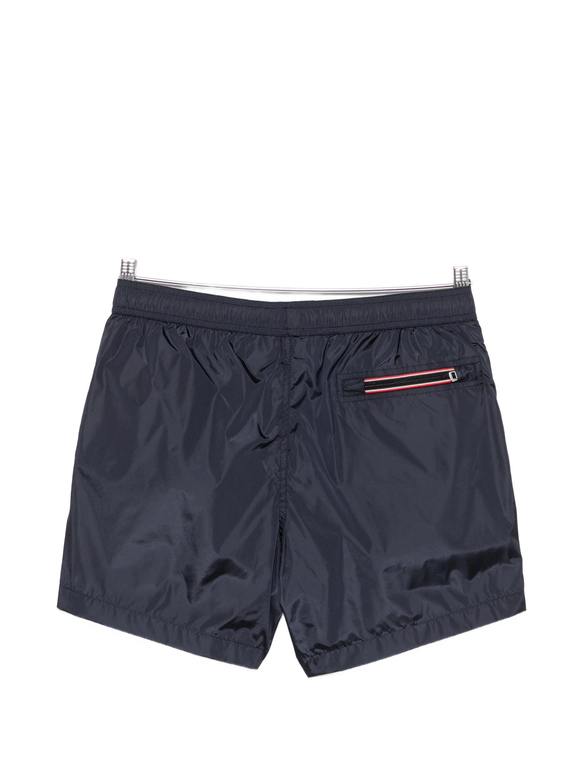 Boxer Mare logo-patch drawstring swim shorts