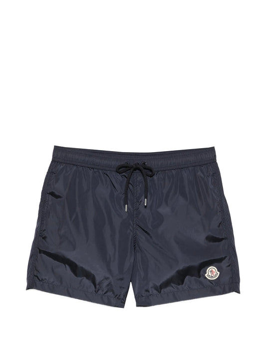 Boxer Mare logo-patch drawstring swim shorts