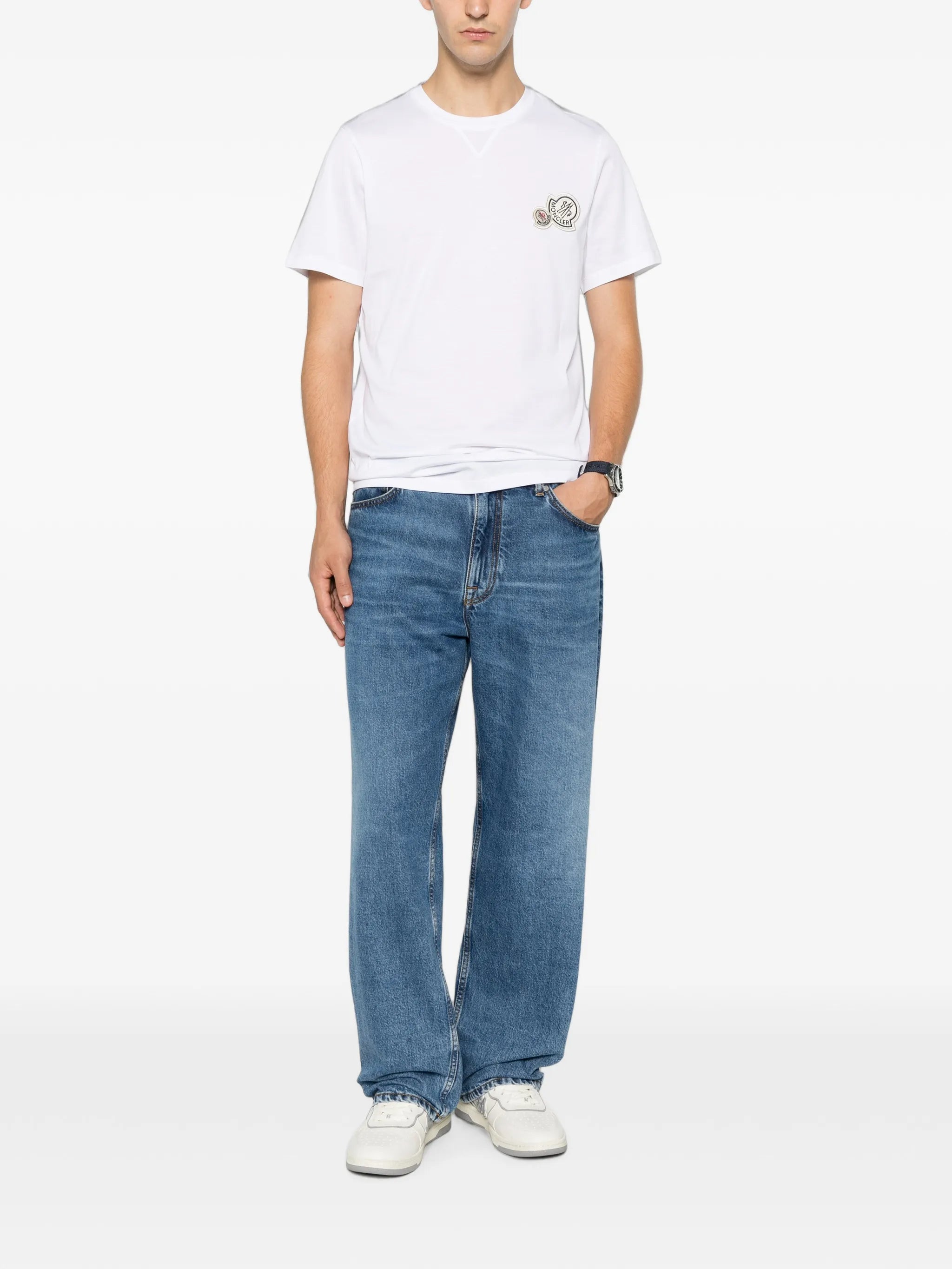 logo-patch T-shirt