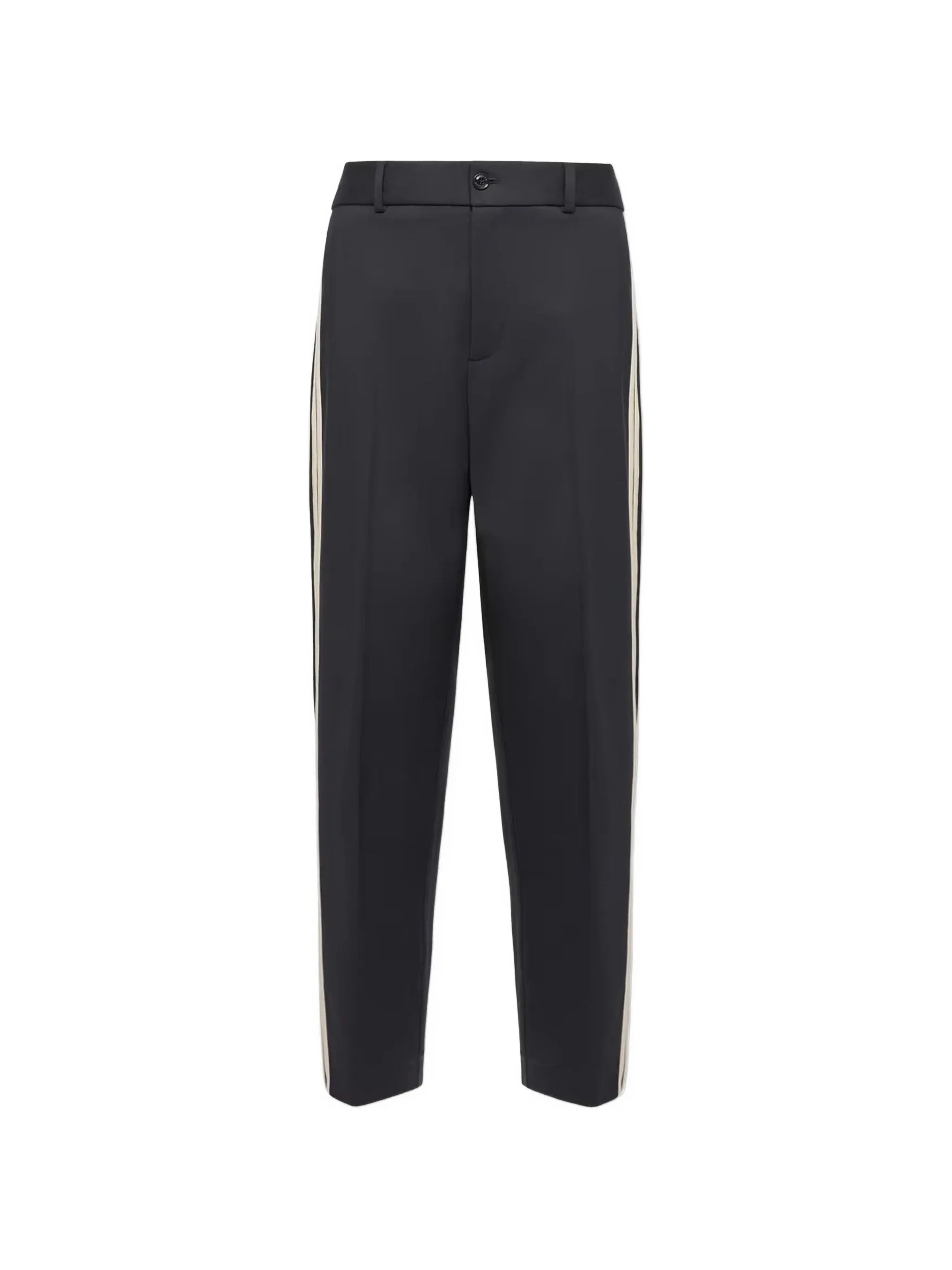 tailored cotton blend trousers