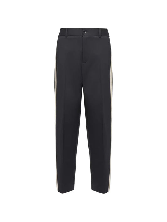 tailored cotton blend trousers
