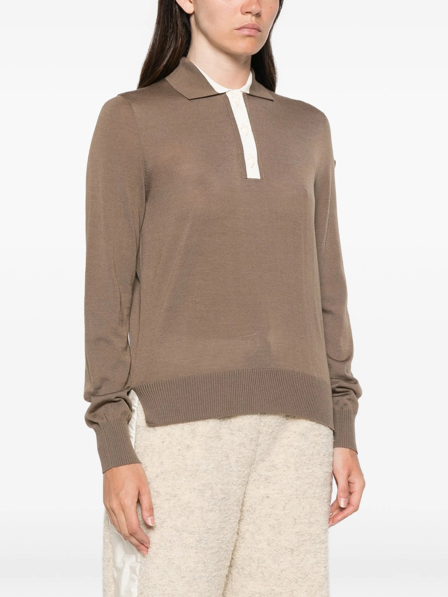 long-sleeve polo shirt
