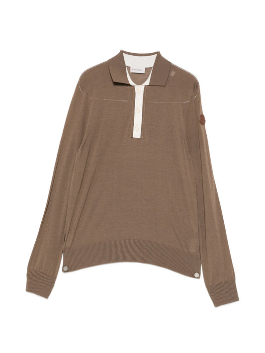 long-sleeve polo shirt