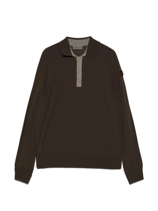 long-sleeve polo shirt