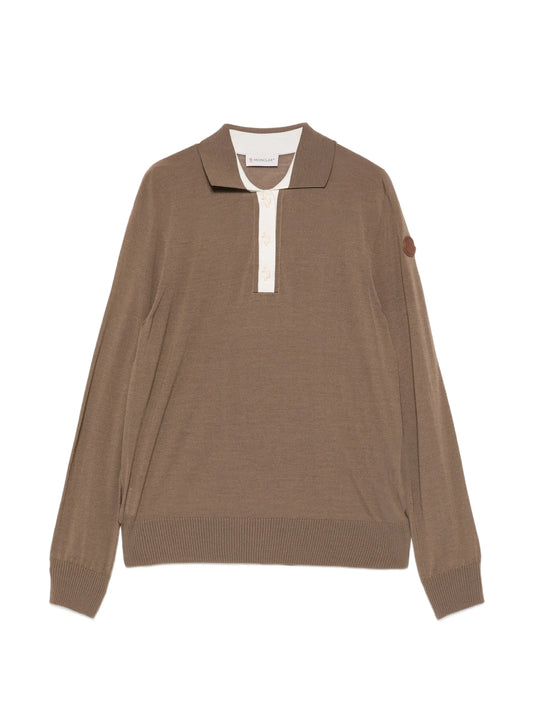long-sleeve polo shirt