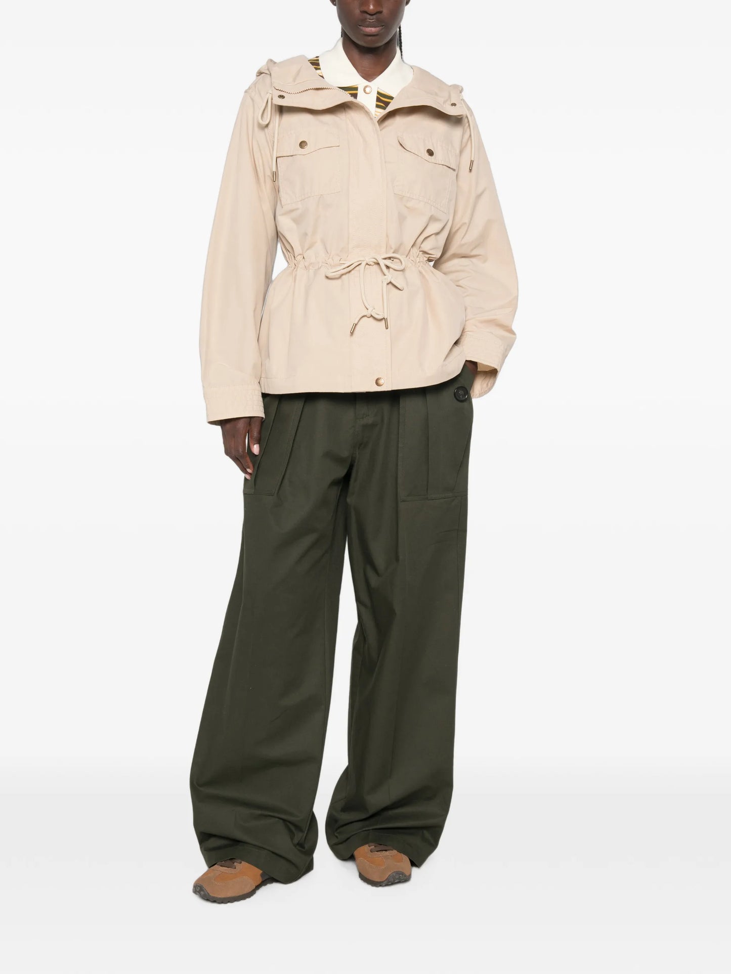 Serin drawstring-waist jacket