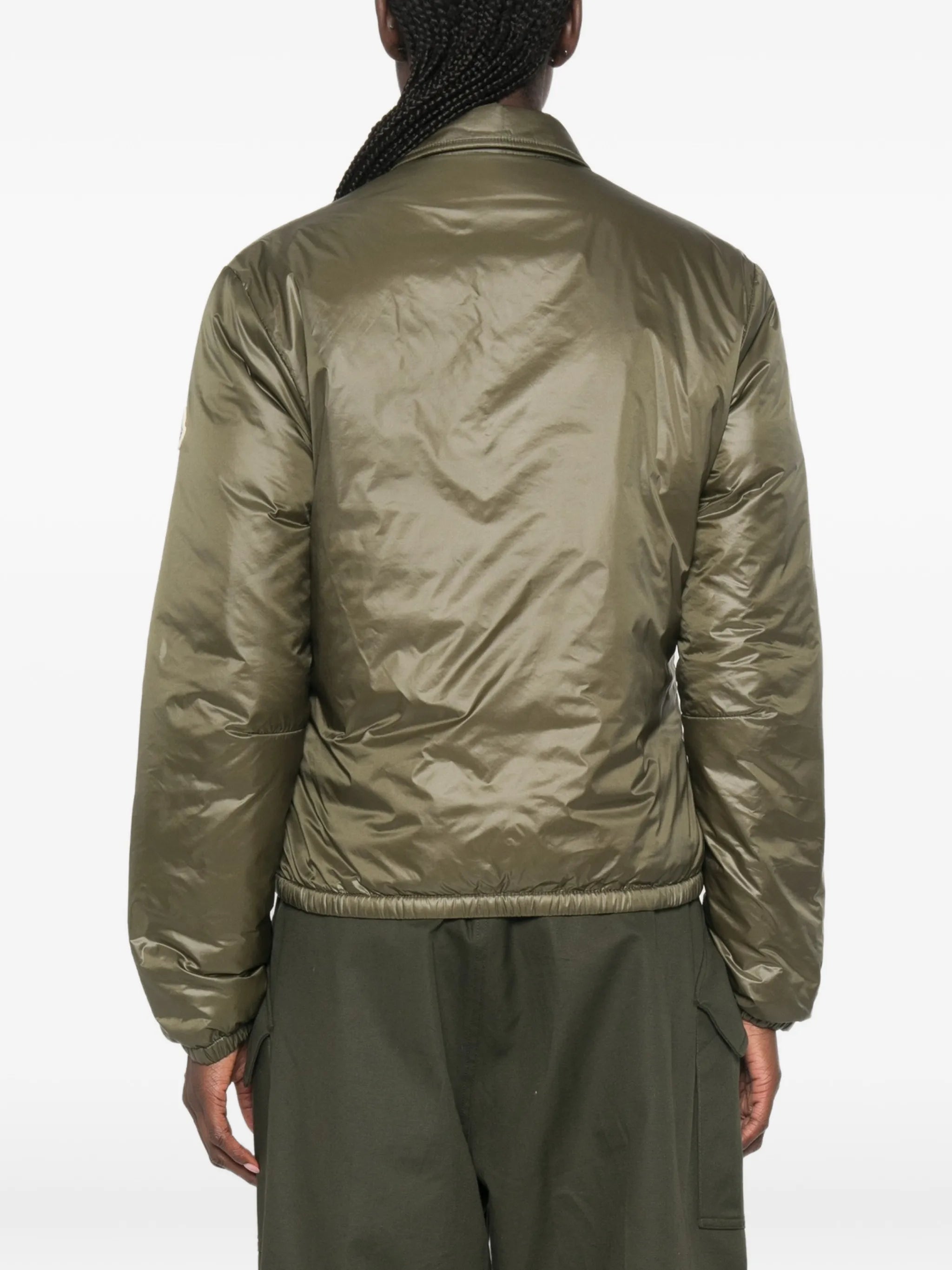 Lanset packable short down shirt jacket