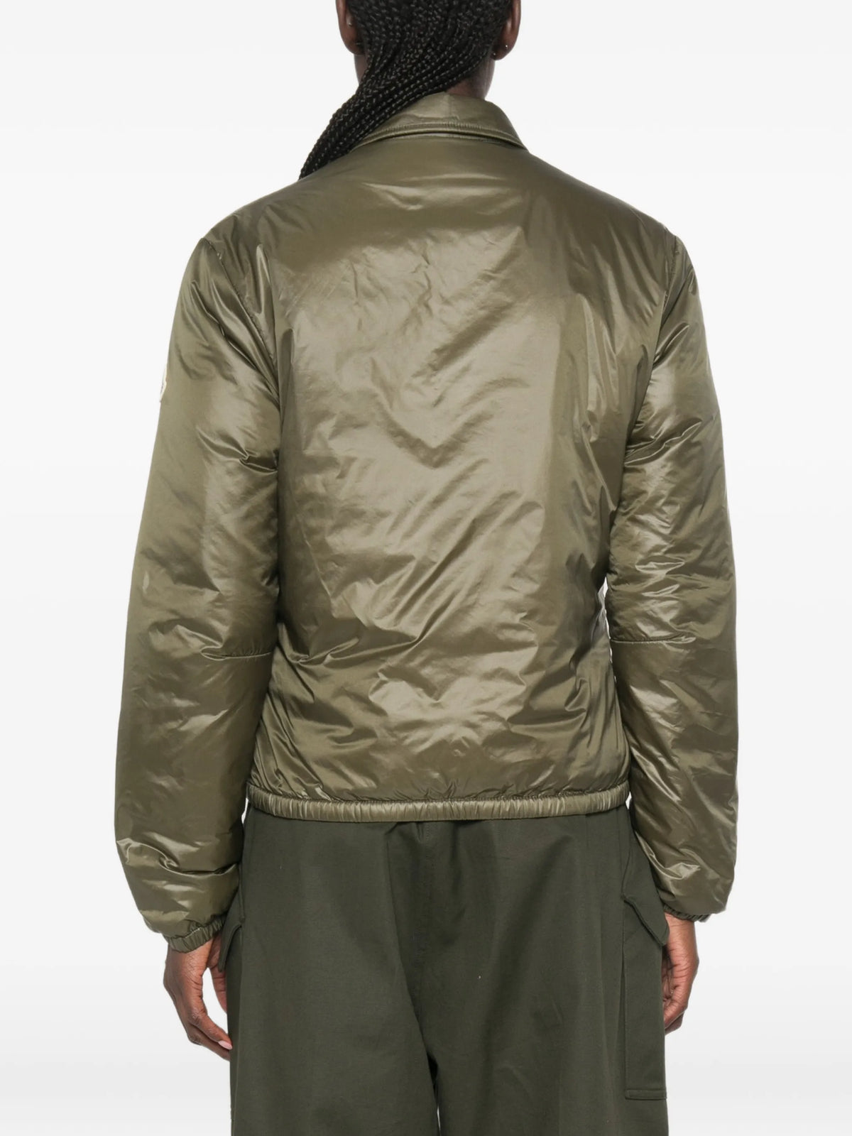 Lanset packable short down shirt jacket