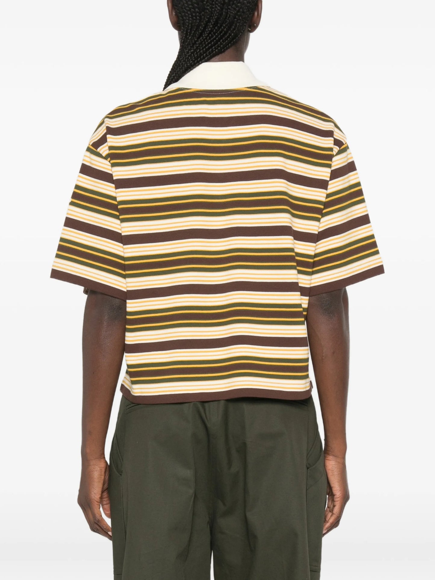 Manica Corta striped short-sleeve polo shirt