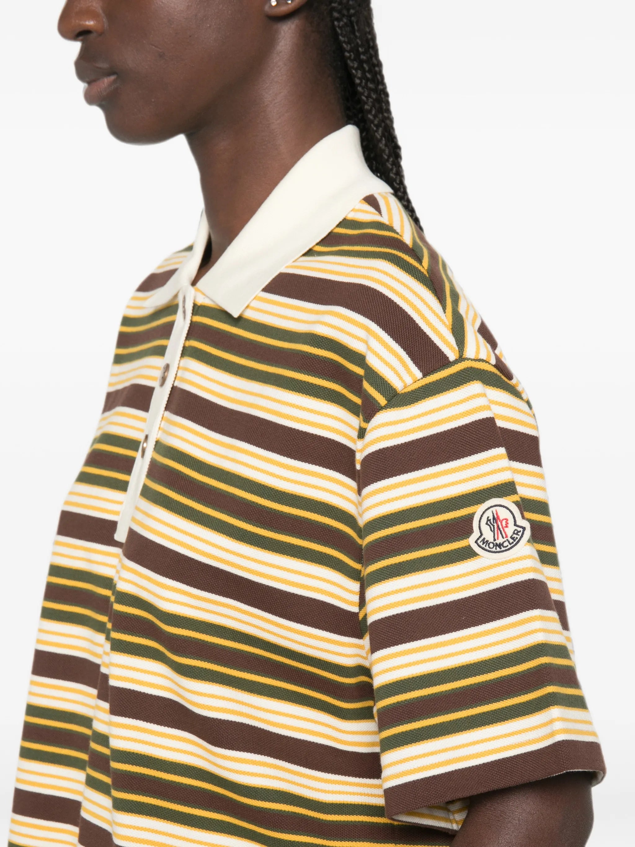 Manica Corta striped short-sleeve polo shirt