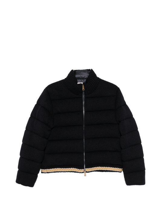 knitted padded jacket